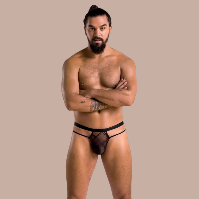 Pleasurements Passion 029 Collin zwarte herentang met minimalistisch design en sensuele pasvorm