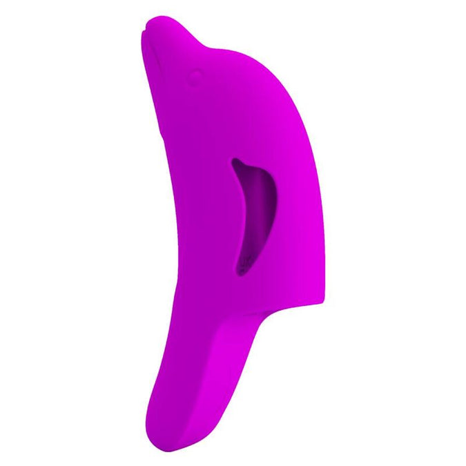 Pretty Love – Delphini Krachtige Paarse Vingerstimulator