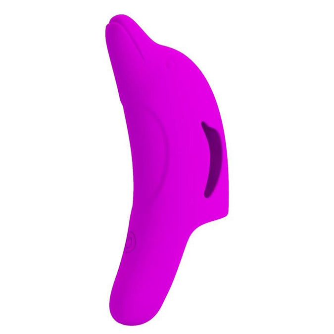 Pretty Love – Delphini Krachtige Paarse Vingerstimulator