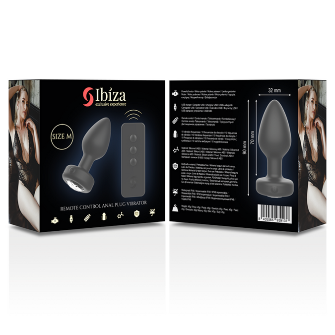 Ibiza – Remote Control Anal Plug Size M