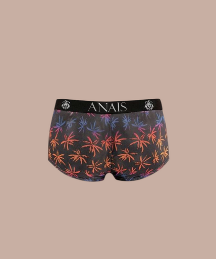 Anais Men – Chill Boxer S Pleasurements Anais Men Chill boxer met kleurrijk bladerpatroon en zwarte tailleband met merklogo