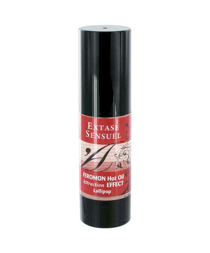 Extase Sensual – Heating Effect Massage Oil With Lollipop Pheromones 30 Ml Extase Sensual – Heating Effect Massage Oil With Lollipop Pheromones 30 Ml