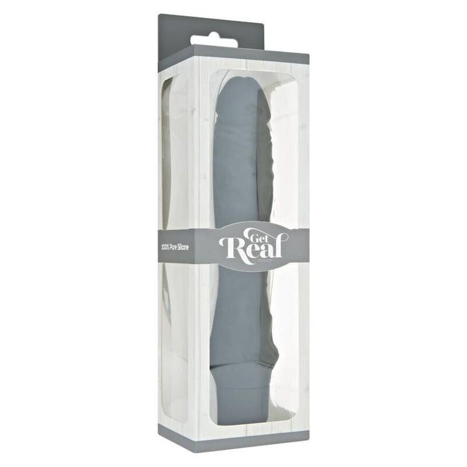 Get Real – Klassischer Großer Vibrator Schwarz