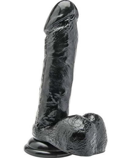 Pleasurements – Get Real – Realistischer Dildo mit Hoden Schwarz 18 cm Pleasurements – Get Real – Realistischer Dildo mit Hoden Schwarz 18 cm