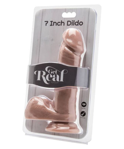 Pleasurements – Get Real – realistischer Dildo mit Hoden, Haut 18 cm Pleasurements – Get Real – realistischer Dildo mit Hoden, Haut 18 cm