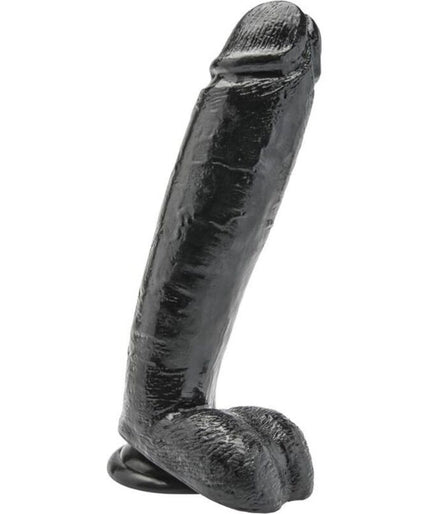 Get Real – Realistischer Dildo mit Hoden Schwarz 25,5 Cm Get Real – Realistischer Dildo mit Hoden Schwarz 25,5 Cm