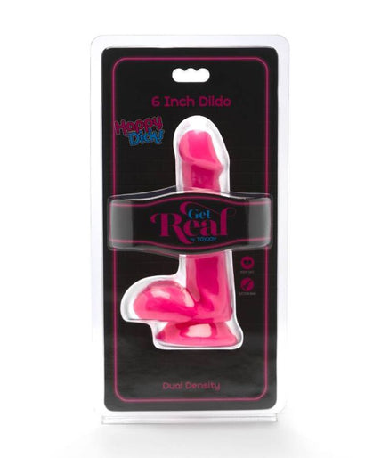 Get Real – Happy Dicks Dildo mit Hoden Pink 12 cm Get Real – Happy Dicks Dildo mit Hoden Pink 12 cm