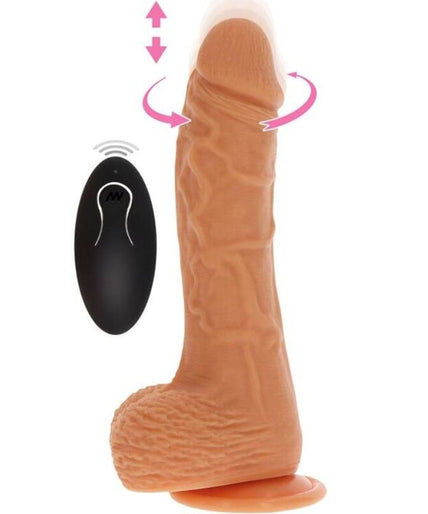 Get Real – Auf- und Abwärts Rotierender Vibrations-Dildo Haut Get Real – Auf- und Abwärts Rotierender Vibrations-Dildo Haut