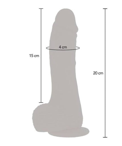 Get Real – Auf- und Abwärts Rotierender Vibrations-Dildo Haut Get Real – Auf- und Abwärts Rotierender Vibrations-Dildo Haut