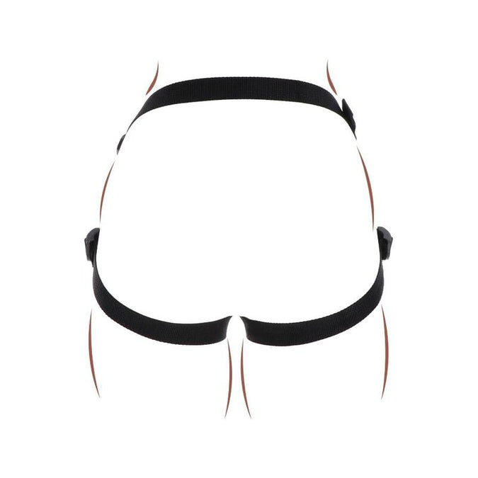 Get Real – Strap-On Geschirr Schwarz