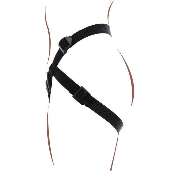 Get Real – Strap-On Geschirr Schwarz