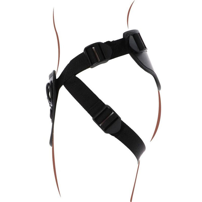 Get Real – Strap – On Deluxe Harness Black
