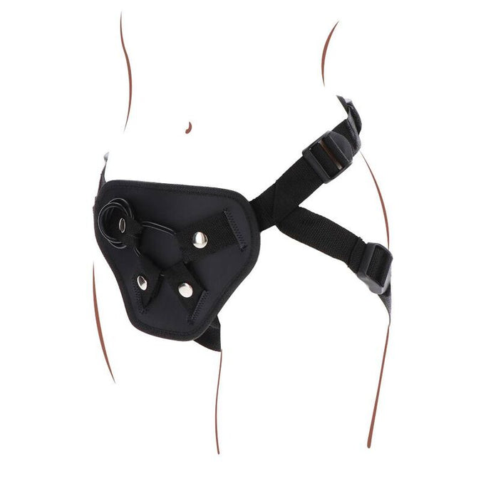Get Real – Strap – On Deluxe Harness Black