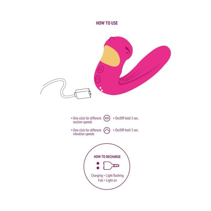 Xocoon – Celestial Love Vibe Stimulator Fuchsia