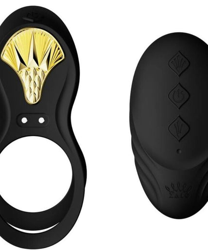 Zalo – Bayek Vibrating Couples Ring Black Zalo – Bayek Vibrating Couples Ring Black