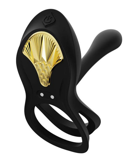 Zalo – Bayek Vibrating Couples Ring Black Zalo – Bayek Vibrating Couples Ring Black