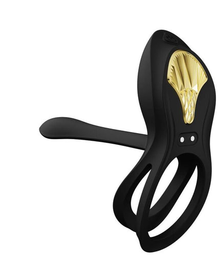 Zalo – Bayek Vibrating Couples Ring Black Zalo – Bayek Vibrating Couples Ring Black
