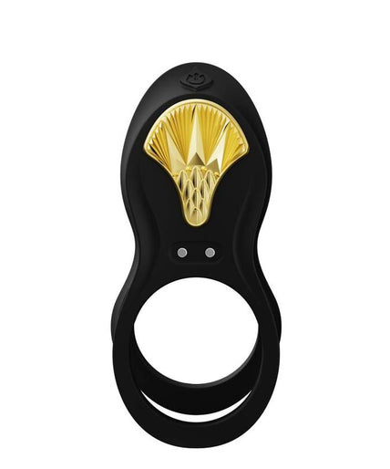 Zalo – Bayek Vibrating Couples Ring Black Zalo – Bayek Vibrating Couples Ring Black