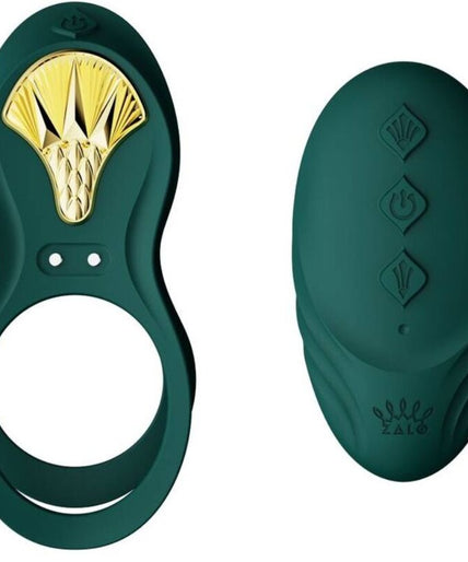 Zalo – Bayek Vibrating Couples Ring Green Zalo – Bayek Vibrating Couples Ring Green