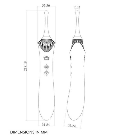 Zalo – Bess 2 Clitoral Massager Black Zalo – Bess 2 Clitoral Massager Black