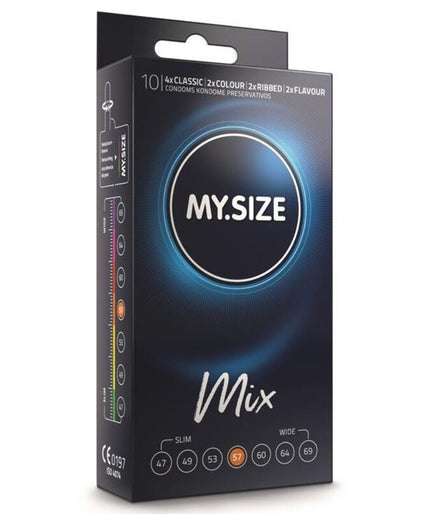 My Size – Mix Condoms 57 Mm 10 Units My Size – Mix Condoms 57 Mm 10 Units