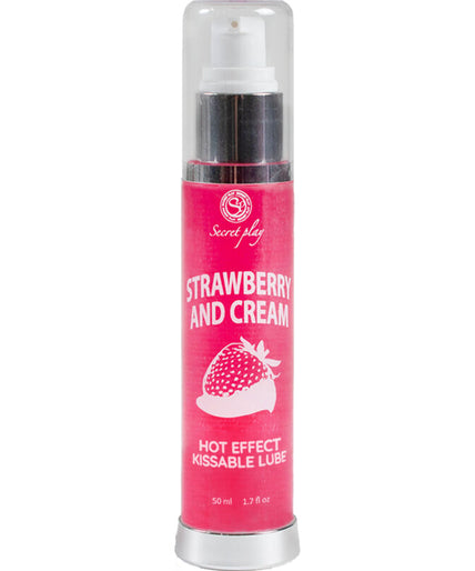 Secretplay – Lubricant 2-1 Heat Effect Strawberry & Cream 50 Ml Secretplay – Lubricant 2-1 Heat Effect Strawberry & Cream 50 Ml