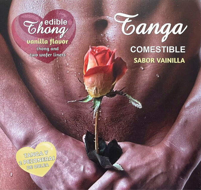 Hotflowers – Men''s Thong + 2 Vanilla Wafer Nipple /es/pt/en/fr/it/
