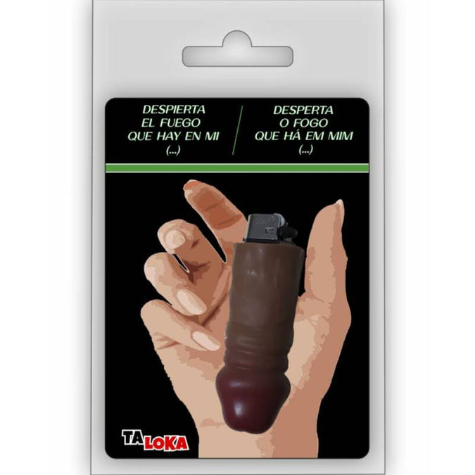 Taloka – Fantastische aansteker in de vorm van een mulattokleurige penis, 100% oplaadbaar