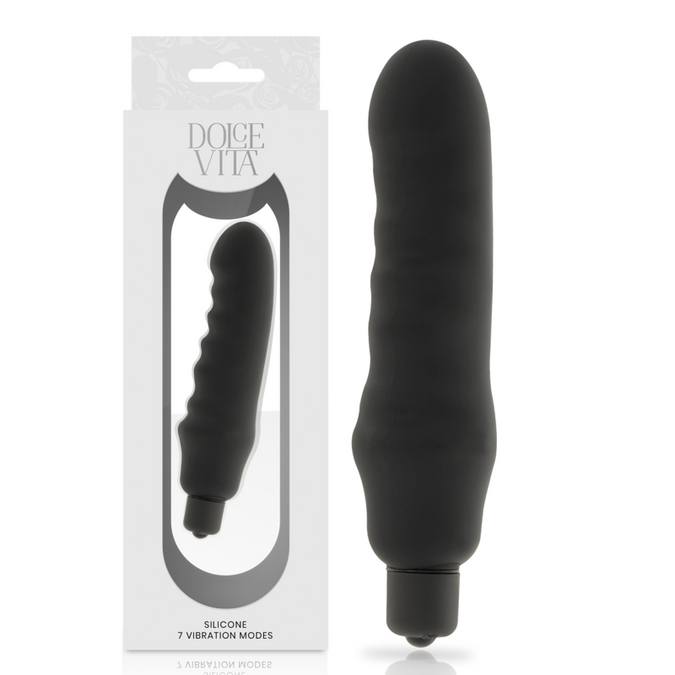 Pleasurements – Dolce Vita – Genius Vibrator Black Silicone