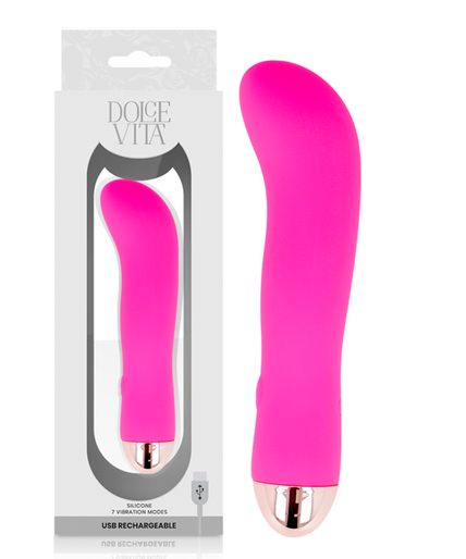 Pleasurements – Dolce Vita – Wiederaufladbarer Vibrator Zwei Pink 7 Geschwindigkeiten Pleasurements – Dolce Vita – Wiederaufladbarer Vibrator Zwei Pink 7 Geschwindigkeiten