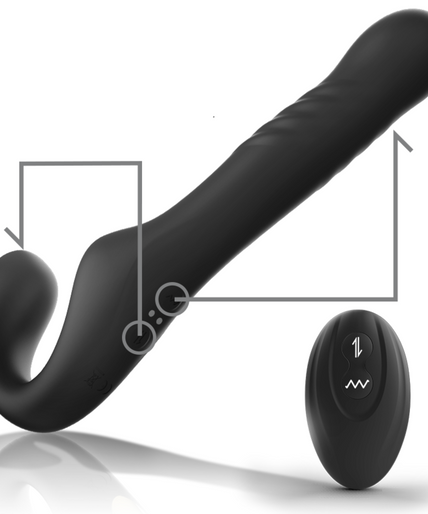 Ibiza – Draadloze Strapless Vibrator met Op- en Neergaande Beweging Ibiza – Draadloze Strapless Vibrator met Op- en Neergaande Beweging