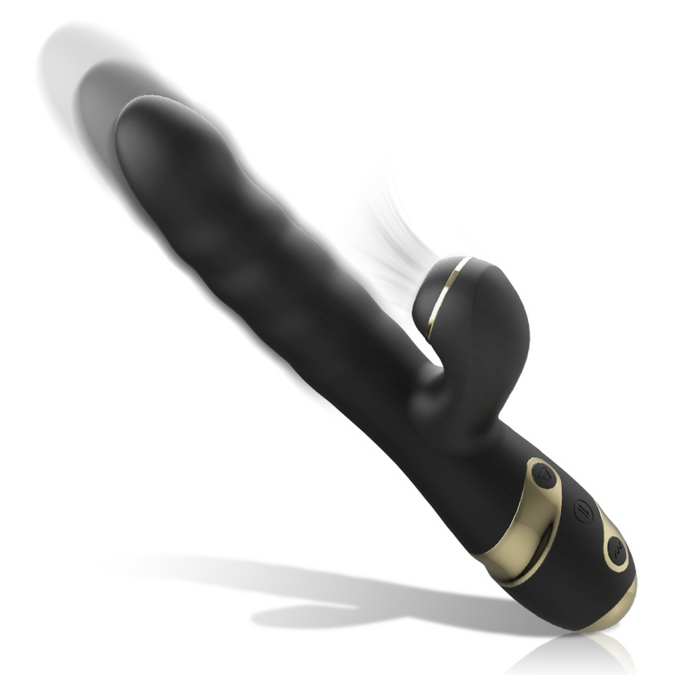 Ibiza – Op en neer + Vibrator + Clitorissuctie