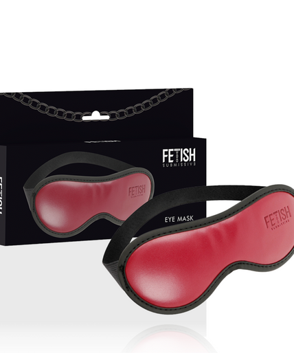 Fetish Submissive Dark Room – Vegane Leder-Maske mit Neopren-Futter Fetish Submissive Dark Room – Vegane Leder-Maske mit Neopren-Futter