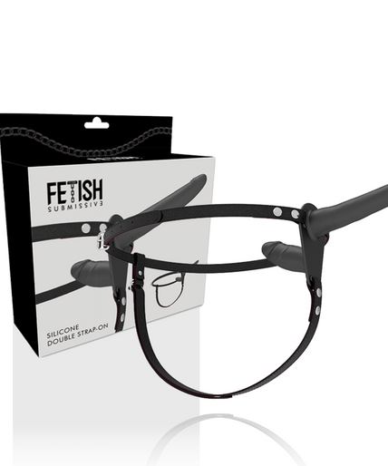 Fetish Submissive Harness – Schwarze Doppelpenetration Fetish Submissive Harness – Schwarze Doppelpenetration