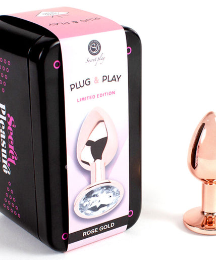 Secretplay – Metal Butt Plug Rose Gold Small Size 7 Cm Secretplay – Metal Butt Plug Rose Gold Small Size 7 Cm