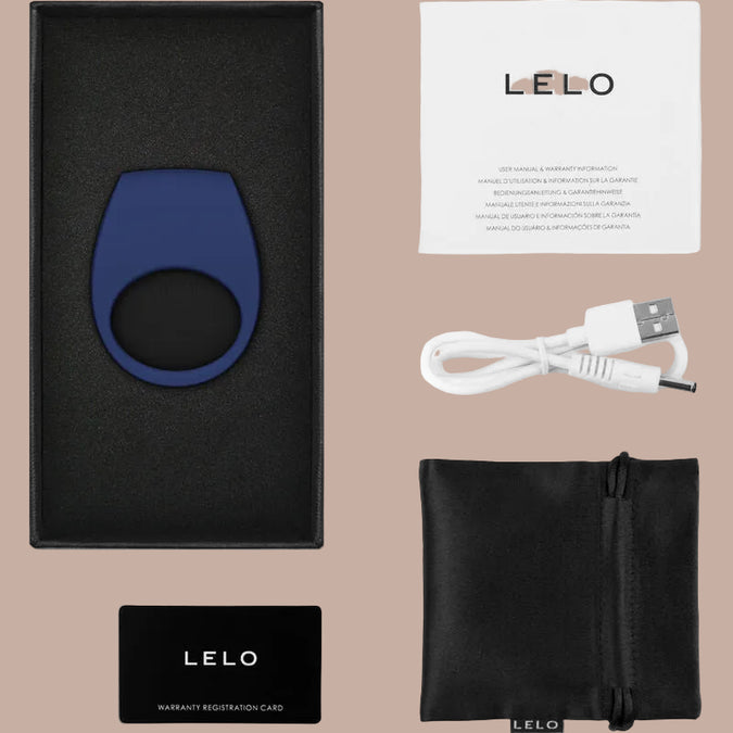 LELO – TOR 3 Vibrations-Paarring – Blau