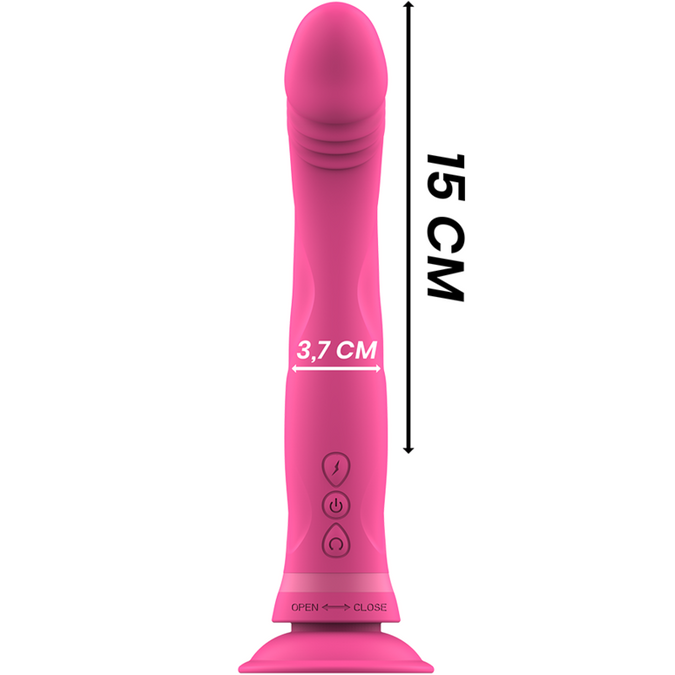 Intense – Michelangelo Pink Silikon Vibrator Dildo