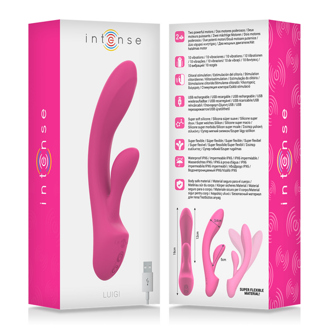 Intense – Luigi Rabbit Vibrator Flüssigsilikon Pink
