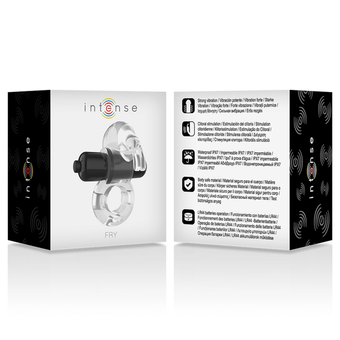 Intense – Durchsichtiger vibrierender Ring zum Braten
