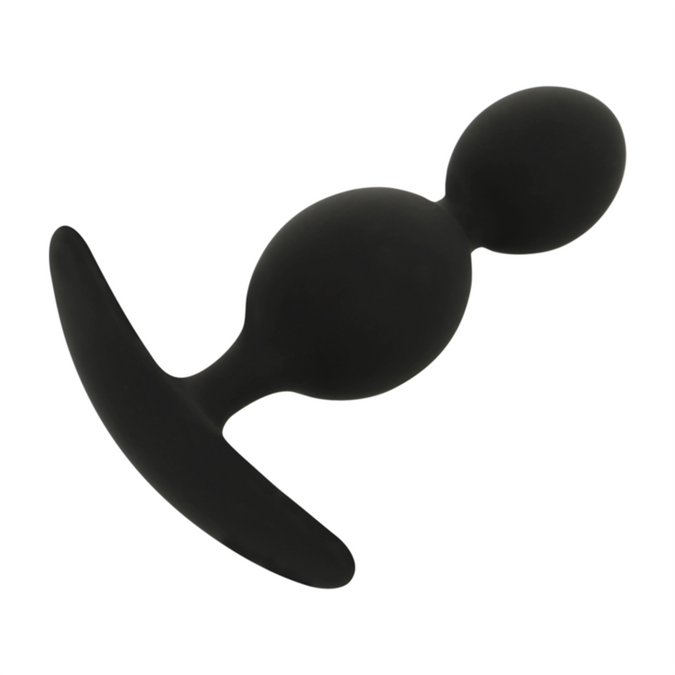 Black&silver – Orson Plug Silicone 2 Anal Waves 9 Cm