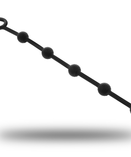 Schwarz & Silber – Korg Anal Rosenkranz Silikon Einweihung 21 cm Schwarz & Silber – Korg Anal Rosenkranz Silikon Einweihung 21 cm