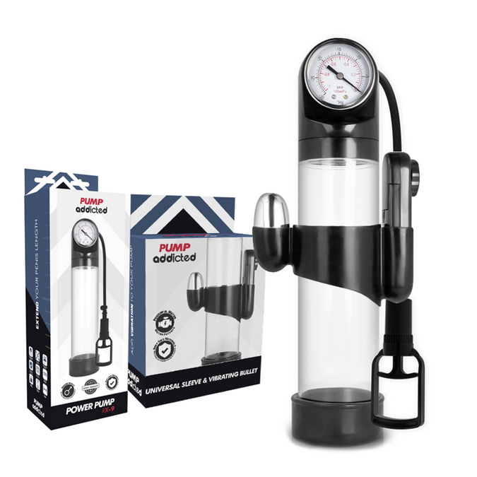 Pump Addicted – Rx9 Transparante Vibrator
