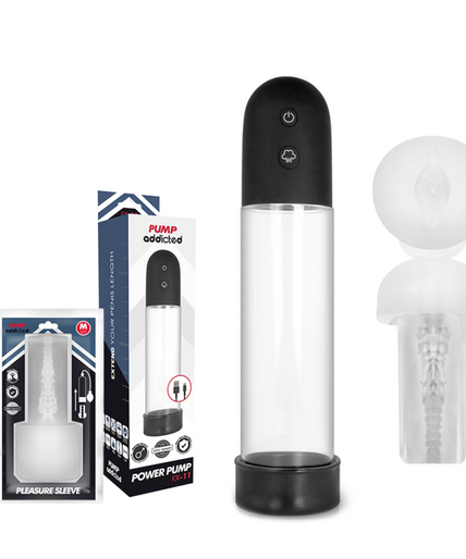 Pump Addicted – Rx11 Automatic with Masturbator Pump Addicted – Rx11 Automatic with Masturbator