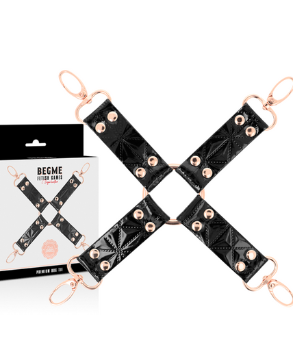 Begme – Black Edition Vegan Leder Hog Tie Begme – Black Edition Vegan Leder Hog Tie