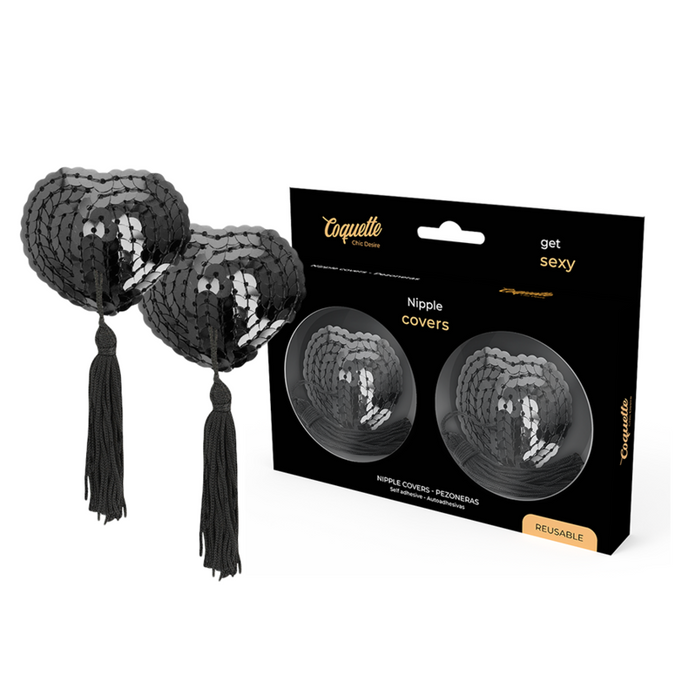 Coquette Chic Desire – Brustwarzenabdeckungen Schwarz