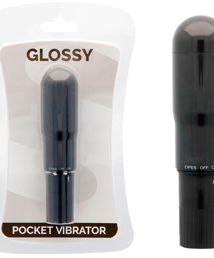 Glänzend – Taschenvibrator Schwarz Glänzend – Taschenvibrator Schwarz