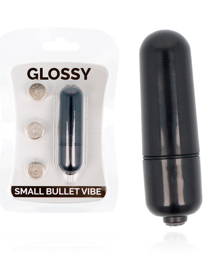 Glänzend – Kleiner Bullet-Vibrator Schwarz Glänzend – Kleiner Bullet-Vibrator Schwarz