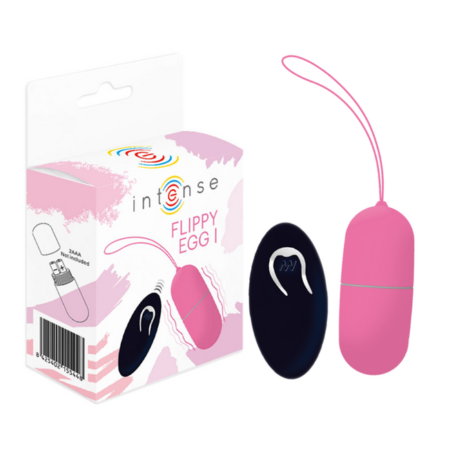 Intense – Flippy I Vibrations-Ei mit Fernbedienung Pink