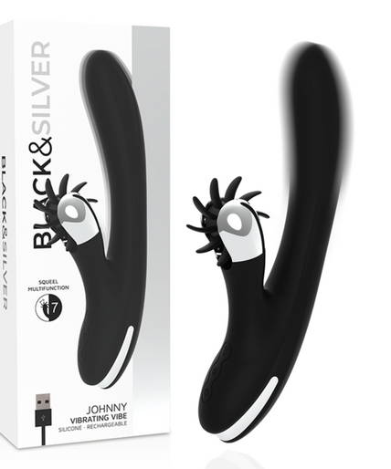 Black&silver – Bunny Johnny Vibrationsvibrator Black&silver – Bunny Johnny Vibrationsvibrator