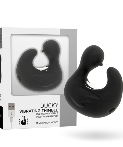 Schwarz & Silber – Duckymania Wiederaufladbarer Silikon-Stimulations-Daumenhut Schwarz & Silber – Duckymania Wiederaufladbarer Silikon-Stimulations-Daumenhut